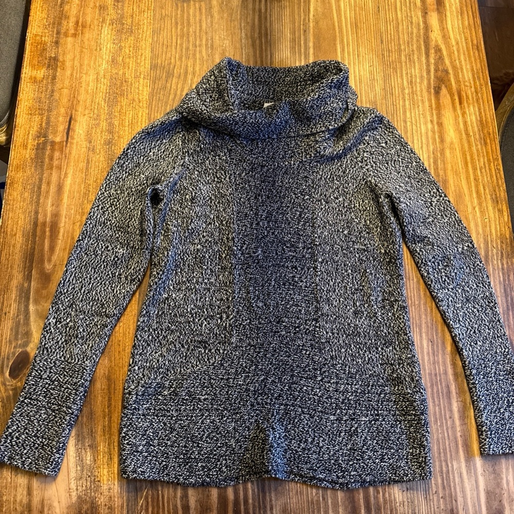 Calvin Klein Charcoal Cowl Neck Sweater